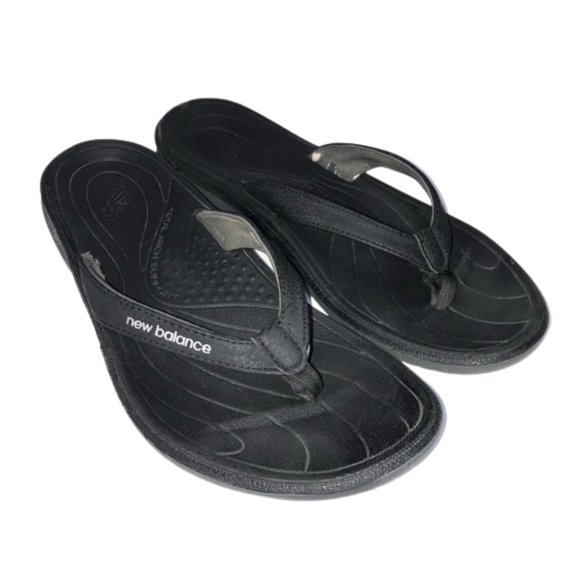 New Balance | Shoes | New Balance Black Total Arch Support Flip Flops |  Poshmark